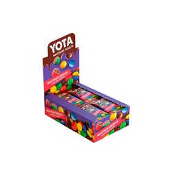 «Yota», драже молочный шоколад в цветной глазури, 40 г (упаковка 20 шт)