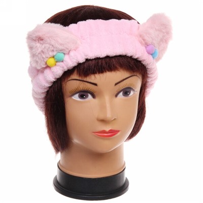 Повязка на голову "Кокетка - Кошечка", микс 6 цветов, 20*6см
