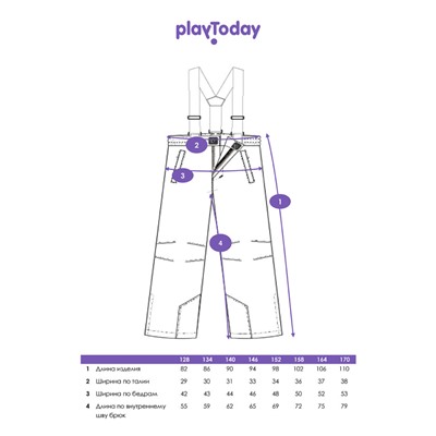 Брюки зимние для девочки