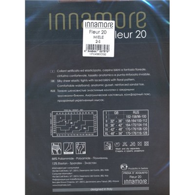 Колготки классические, Innamore, Fleur 20 оптом