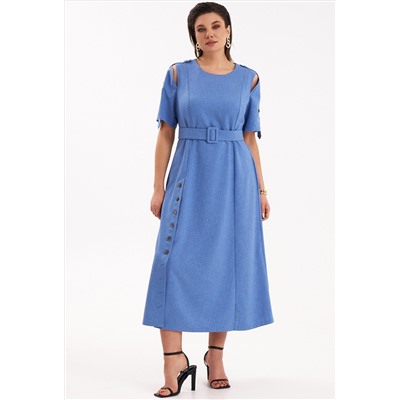 Платье KaVari 1086 голубой