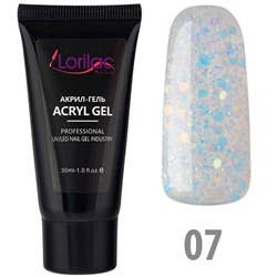 Акрил гель Lorilac 30 ml № 7