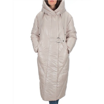 22-203 BEIGE Пальто зимнее женское (200 гр. тинсулейт)