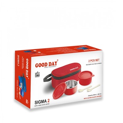 Нарушена упаковка!   Ланч-бокс Good Day Sigma Red, 0,56 л (GL33328RD)