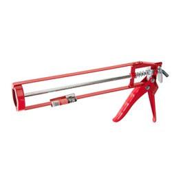 Пистолет для герметика ЛОМ, скелетный, шестигранный шток, 225 мм