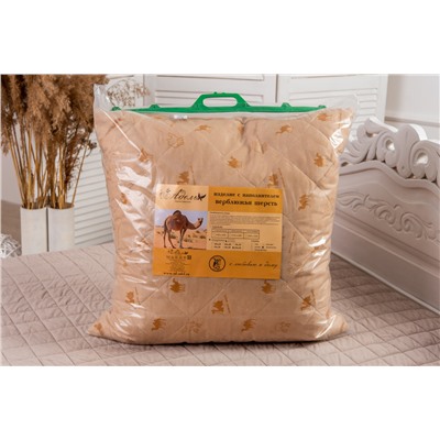 Подушка "Верблюд"  п/э полиэфирное волокно,стег,пакет с пл.ручкой(Н)