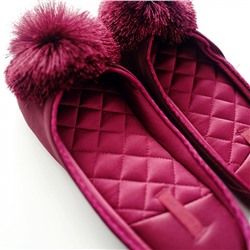 Тапочки «Соблазн» бордовые