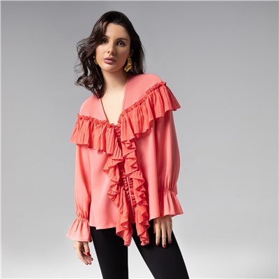 Блуза нарядная, Чистый Vogue (salmon)