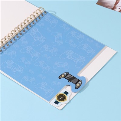 Фотоальбом на спирали 20 листов «Волк», объёмный элемент и 4 вкладки, 24×24 см