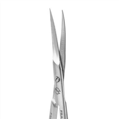 Frau Finger Ножницы маникюрные для кутикулы изогнутые / Professional FSP-131SLIMDP, матовые, ручная заточка, 10 см