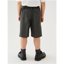 2pk Boys' Easy Dressing School Shorts (3-14 Yrs)