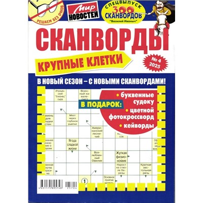 Василий Иваныч 300 сканвордов спец Иваныч на пенсии 04/25