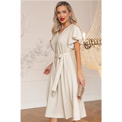 Платье вечернее Мелодия любви (крем-брюле) П14493-4М