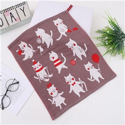 Export towels New sports cat gauze square towel Korea Soft absorbent kitchen hand wipe towel factory price wholesale