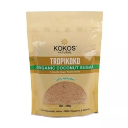 Кокосовый сахар (250 г), Organic Coconut Sugar, произв. Kokos Natural