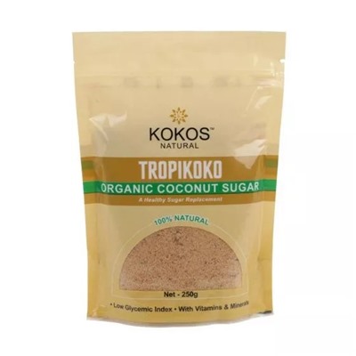 Кокосовый сахар (250 г), Organic Coconut Sugar, произв. Kokos Natural