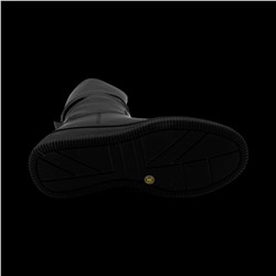 Сапоги из натуральной кожи на меху РМ-061-1 черные