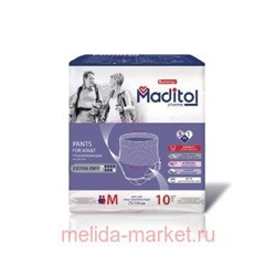 Maditol трусы д/взр впитывающие extra dry7 р.М (75-110см) N 10 распродажа