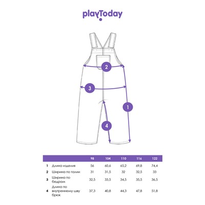 Полукомбинезон для девочки