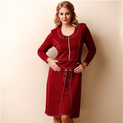 Elena Collection Платье, Бордовый
