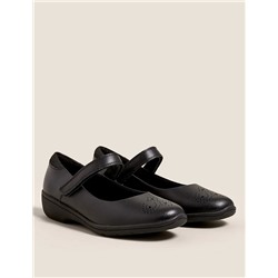 Kid's Leather Freshfeet™ School Shoes (13 Small - 7 Large)