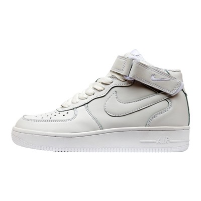 Кроссовки Nike Air Force 1 Mid 07 White Leather арт 5001-1