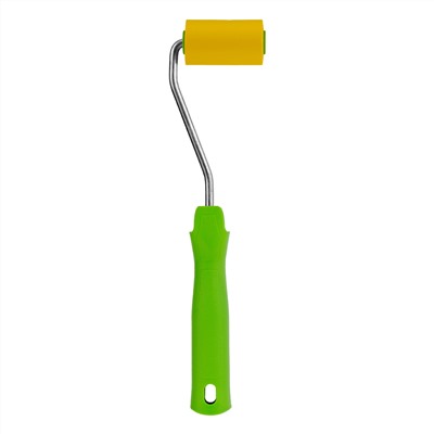 Валик прижимной резиновый с ручкой, 50 мм, D ручки 6 мм Сибртех