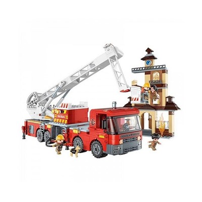 Конструктор 12024 686 дет Multi-flinctional elevating platform fire truck