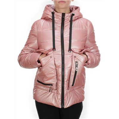 8063 PINK Куртка демисезонная женская (130 гр. синтепон)