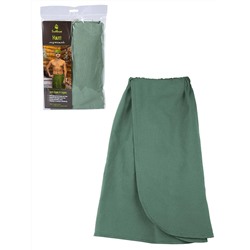 Полотенце для бани"Килт", вафельное, 142х60см