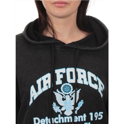 8809 DK. GRAY Худи женское (90% хлопок, 10% полиэстер)