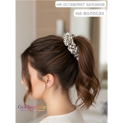 Резинка для волос объемная леопардовая Арт:Р17А/003