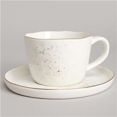 ЧАЙНЫЙ НАБОР BRONCO "GOLD" НА 2 ПЕР. 4 ПР. 200 МЛ