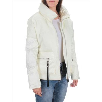 EAC931 WHITE Куртка демисезонная женская (100 гр. синтепон)