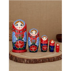 Матрешка "Аленький цветочек" 5 кукольная