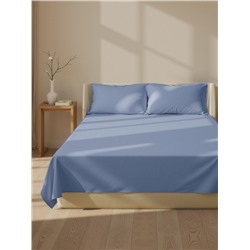 Простыня 1.5 спальная SL Home Modal, 160×235 см, синяя, модал