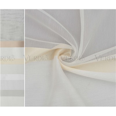 Тюль текстурный полоса по низу DEEP