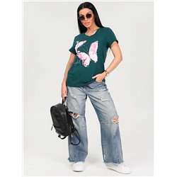 Футболка Поликсена изумрудный ИвК