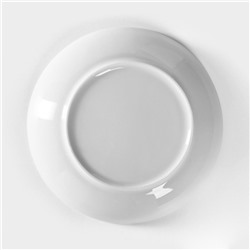 Тарелка глубокая Добрушский завод «Универсал», 700 мл, d=20.5 см, фарфор, белая