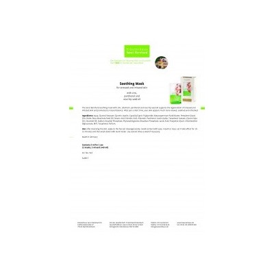 Krauterhaus Sanct Bernhardt Face packs – Combination package, 60 мл