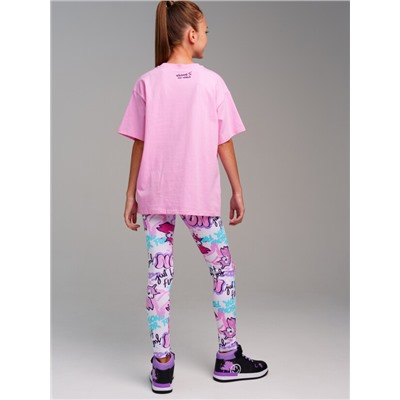 Комплект для девочки: футболка, леггинсы