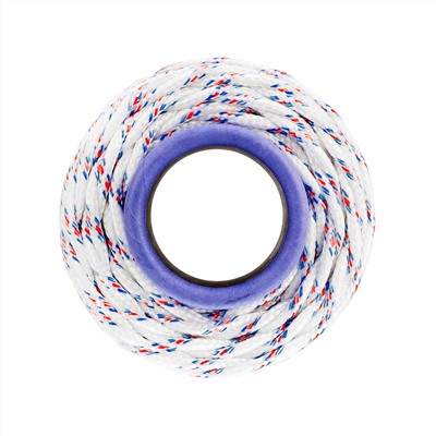 Фал плетеный полипропиленовый с сердечником, 6 мм, L100 м, 16-прядный, Сибртех