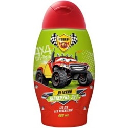 ТАЧКИ Шампунь 2 в 1 ГОНКИ 400 мл