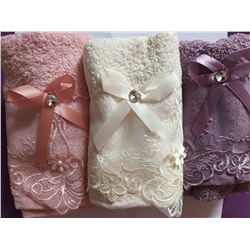 Полотенца Махра “Бантики 50*90 и 70*140