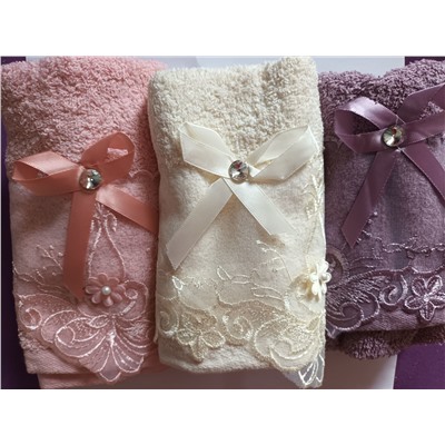 Полотенца Махра “Бантики 50*90 и 70*140