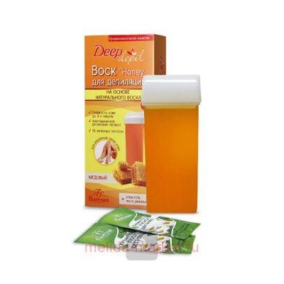 Ф-421F Deep depil Воск для депиляции медовый Honey 100 мл