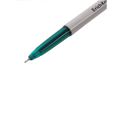 Ручка шариковая ErichKrause Slender Stick Grey, Super Glide, 0.7 мм, зелёная