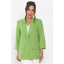 Пиджак льняной Мэрлин (зеленый) Б15429-7М