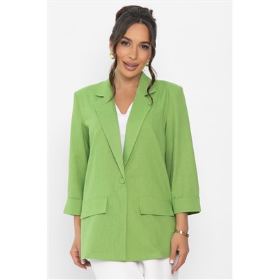 Пиджак льняной Мэрлин (зеленый) Б15429-7М