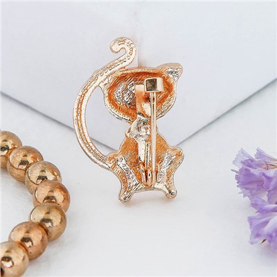 Брошь «Кошка», МИКС